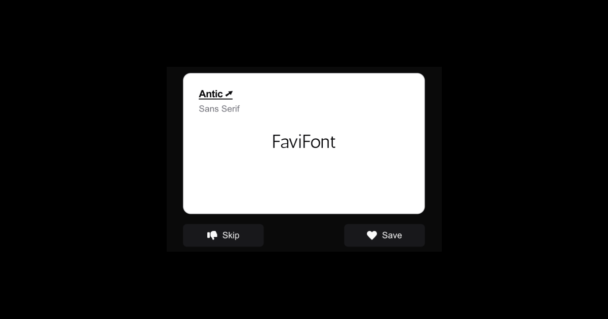 FaviFont featured image
